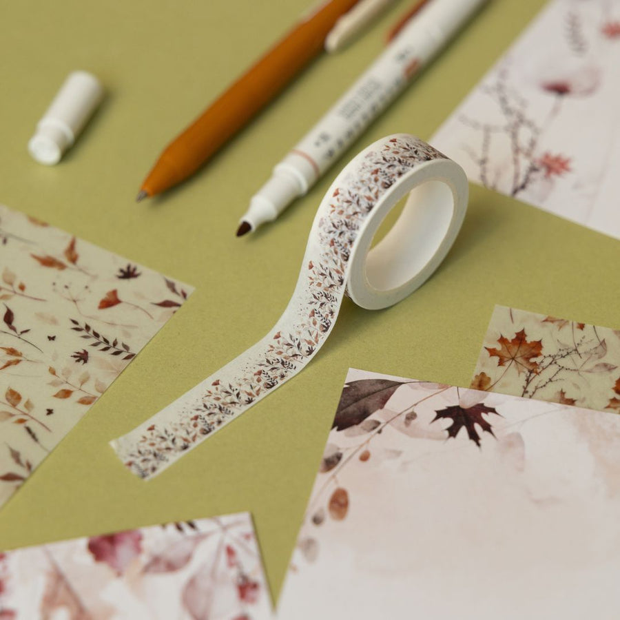 Autumn Leaves 15mm Washi Tape - Under the Rowan Trees