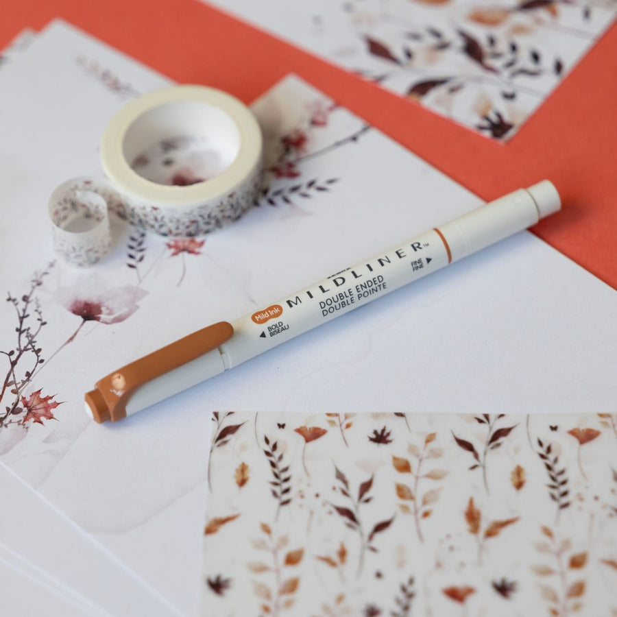 Autumn Leaves Stationery Rowan Berry Box - Under the Rowan Trees