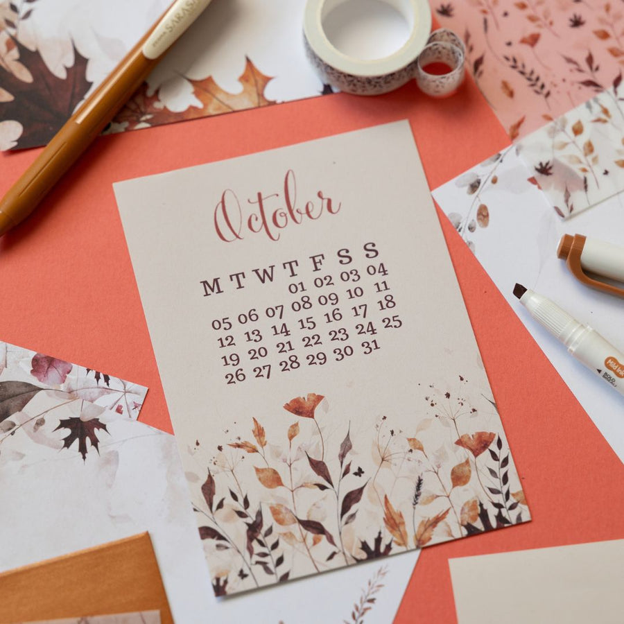 Autumn Leaves Stationery Rowan Berry Box - Under the Rowan Trees