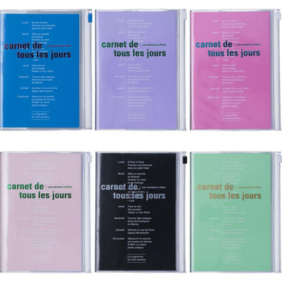 B6 Notebook Tous le Jours-Notebooks-Mark's Inc.-Ocean Blue