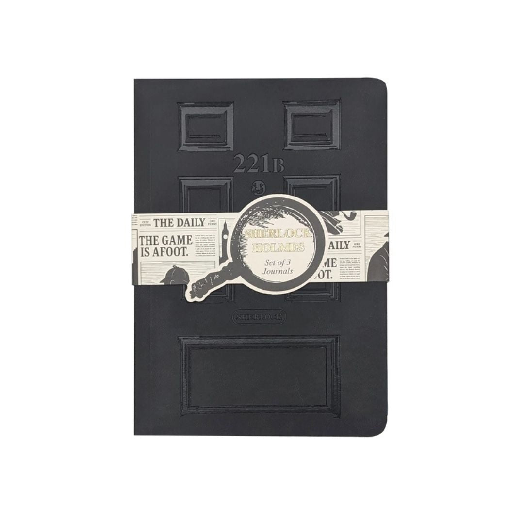 B6 Notebooks Sherlock Holmes Set of 3 - Portico Designs