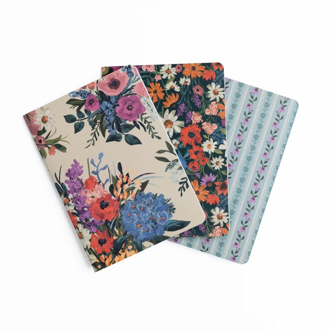 B6 Softcover Notebooks Set of 3 - Archer & Olive - Archer & Olive