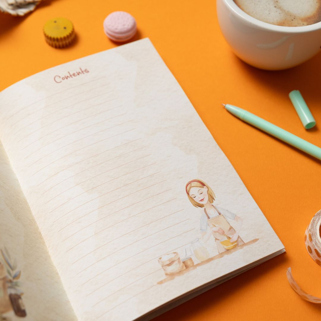 Baking Recipe Journal - Under the Rowan Trees