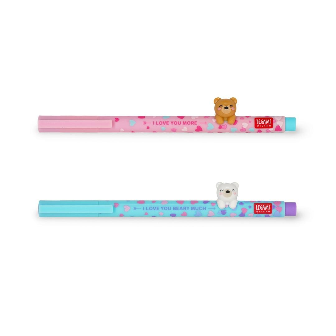 Beary in Love Gel Pens Set of 2 Legami - Legami - Under the Rowan Trees