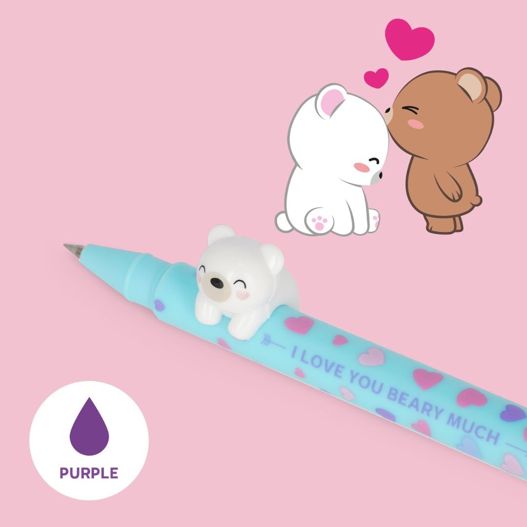 Beary in Love Gel Pens Set of 2 Legami - Legami - Under the Rowan Trees