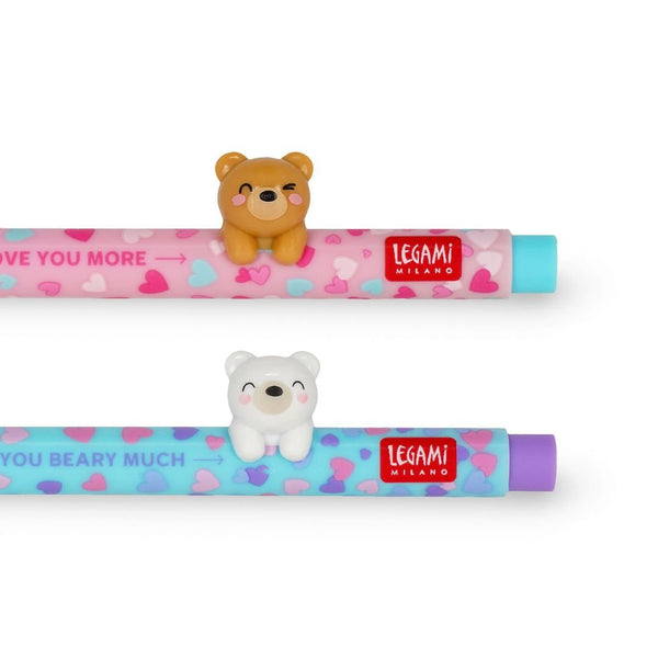 Beary in Love Gel Pens Set of 2 Lovely Friends Legami-Pens-Legami-