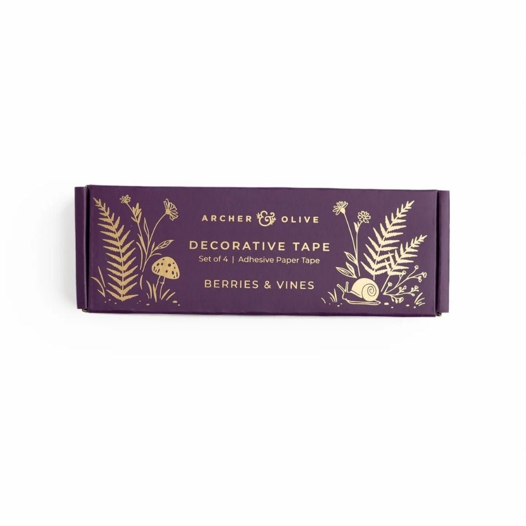 Berries & Vines Washi Tape Set - Archer & Olive