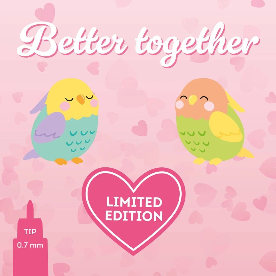 Better Together - Set of 2 Erasable Pens Valentine Edition 2026 - Legami
