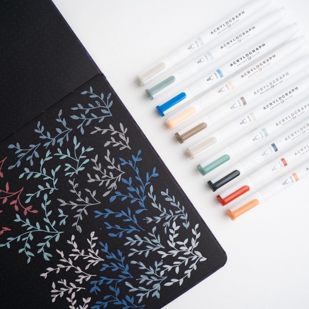 Beyond the Sea Acrylograph Pens - Archer & Olive - Under the Rowan Trees