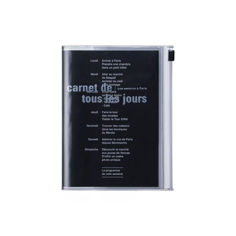 A6 Days Notebook - Tous Les Jours-Notebooks-Mark's Inc.-Black