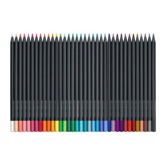 Black Edition 36 Colour Pencils Faber-Castell-Coloured Pencils-Faber-Castell-