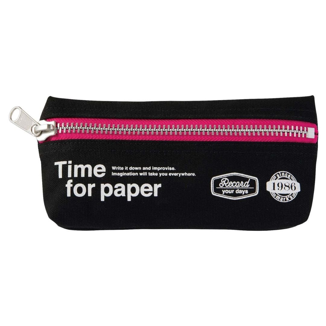 Black Time for Paper Pencil Case - Mark's Inc. - Under the Rowan Trees