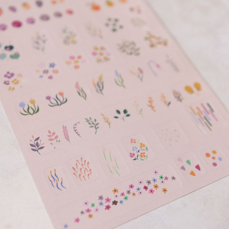 Blooming Meadow Sticker Sheets-Stickers-Under the Rowan Trees-Flowers