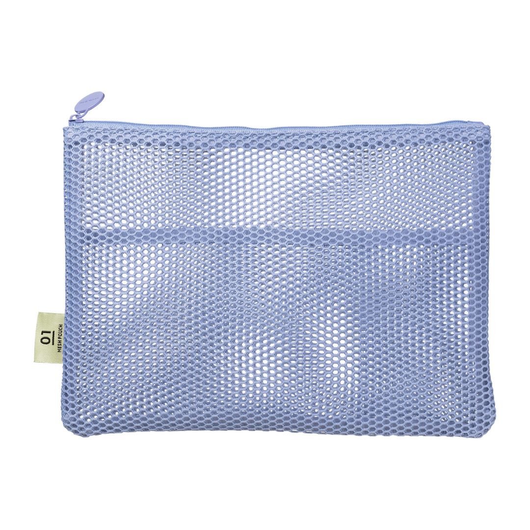 Blue Mesh Pouch A5 - Mark's Inc. - Under the Rowan Trees