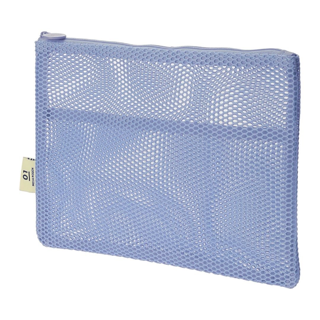 Blue Mesh Pouch A5 - Mark's Inc. - Under the Rowan Trees