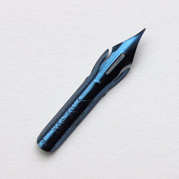 Blue Pumpkin Nib - Brause Steno 361B - Brause - Under the Rowan Trees