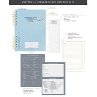 Blue Standard Issue Twin Wire Planner - Designworks Collective - Under the Rowan Trees