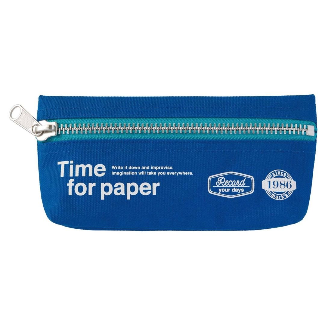 Blue Time for Paper Pencil Case - Mark's Inc. - Under the Rowan Trees