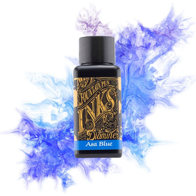 Blues Diamine Fountain Pen Inks 30ml-Fountain Pen Inks-Diamine-Aqua Blue