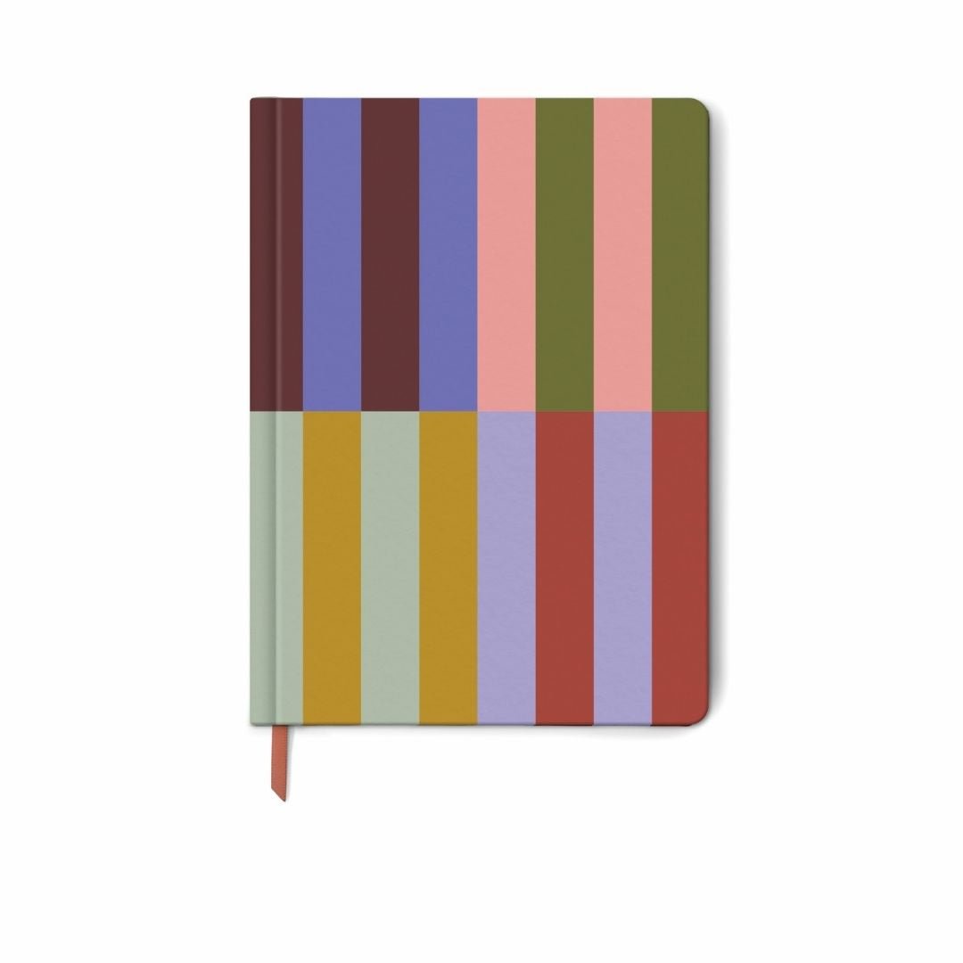 Bold Stripe Soft Touch Jumbo Journal - Designworks Collective - Under the Rowan Trees