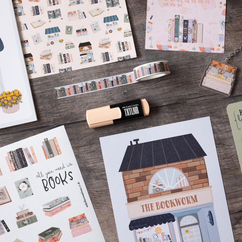 Book Lover Washi Tape-Washi Tape-Under the Rowan Trees-