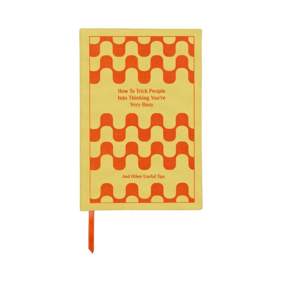 Bookcloth Lined Journal - Self Help Collection - How to Trick People - Designworks Collective