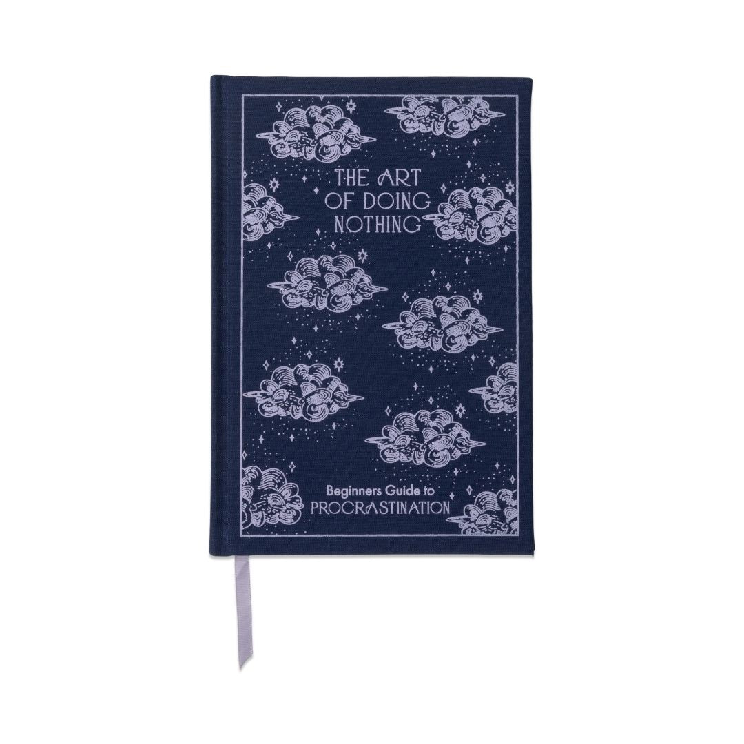 Bookcloth Lined Journal - Self Help Collection - The Art of Doing Nothing - Designworks Collective