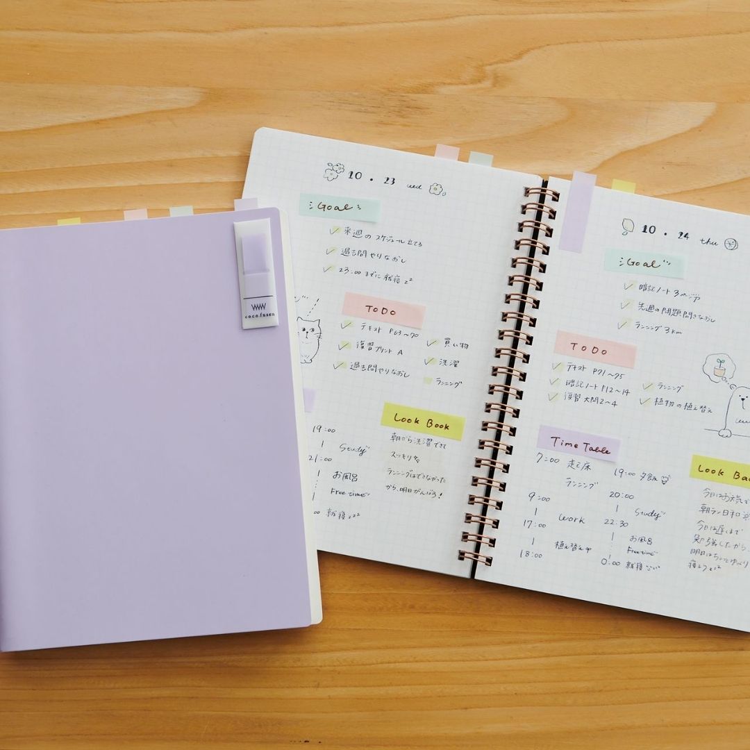 Bookmark Sticky Notes Coco Fusen - Light Blue S - Kanmido