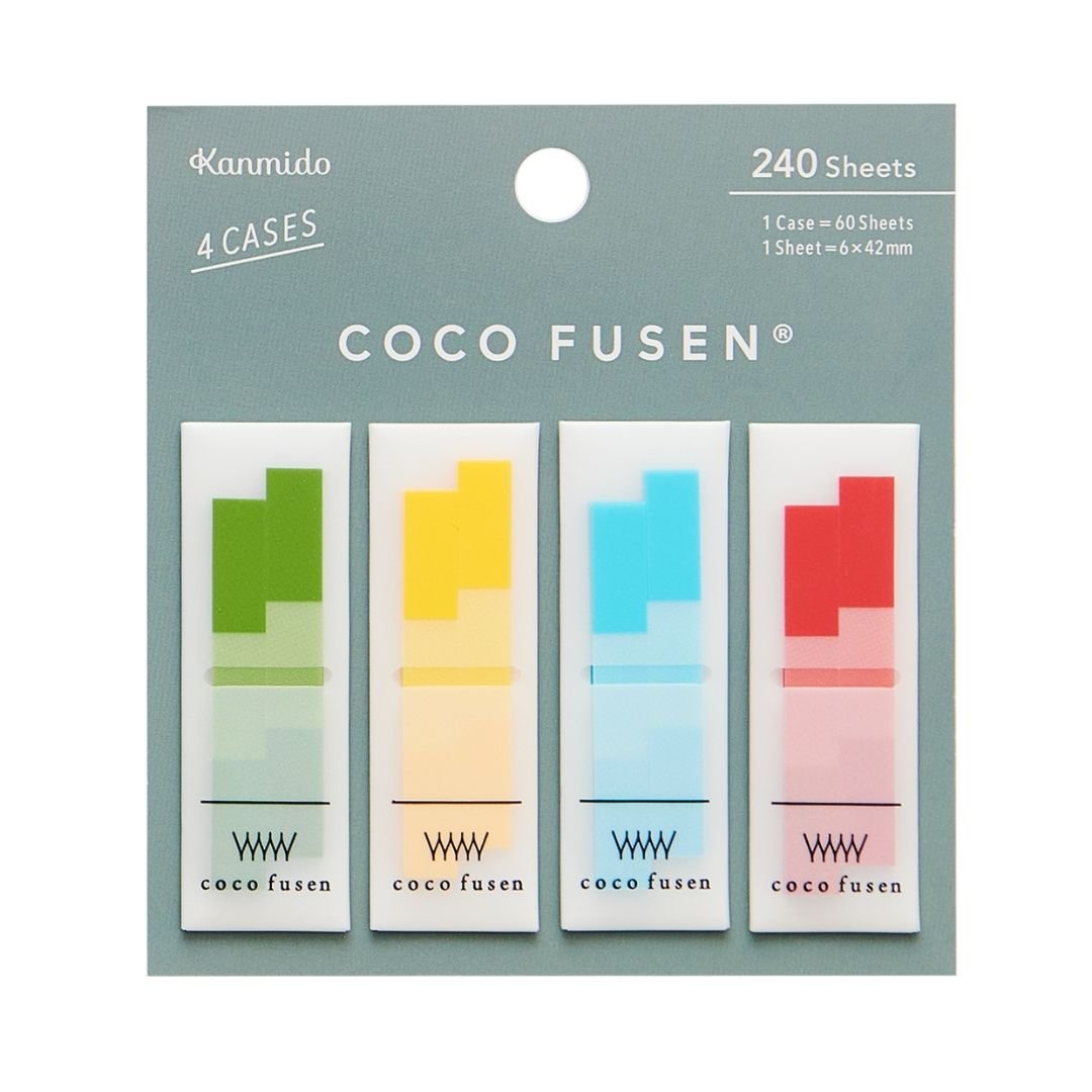 Bookmark Sticky Notes Coco Fusen - Moss Green S - Kanmido