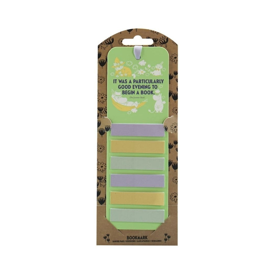 Bookmark with Sticky Tabs - Moomin Daydreaming - Half Moon Bay
