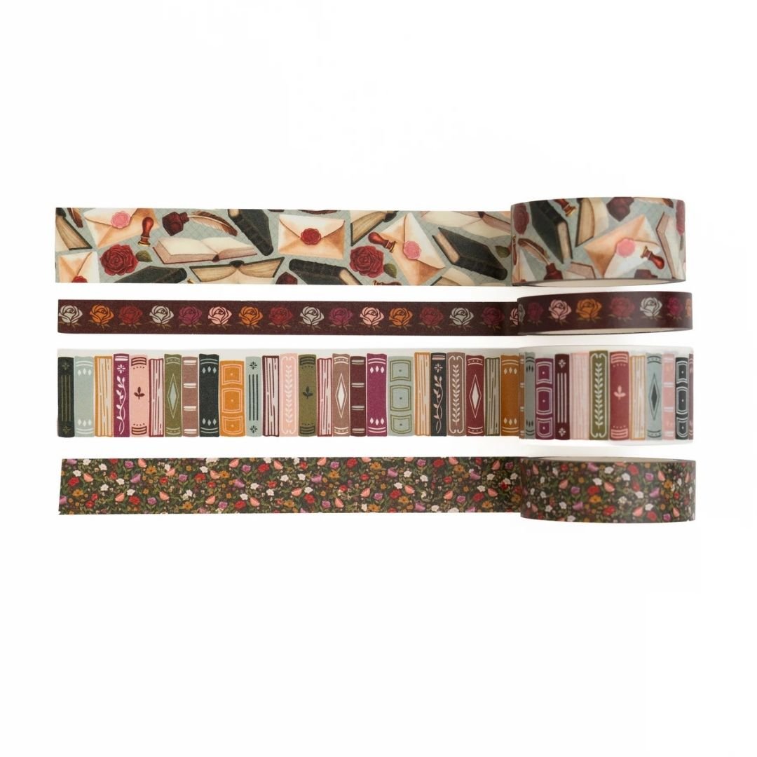 Books of Beauty Washi Tape Set - Archer & Olive