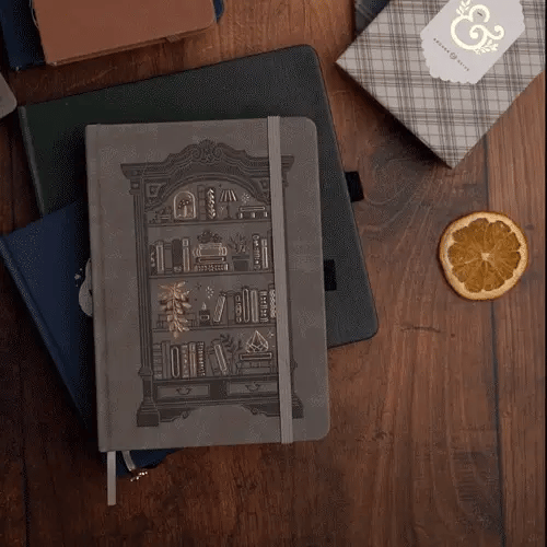 Bookshelf Reading Journal A5 - Archer & Olive