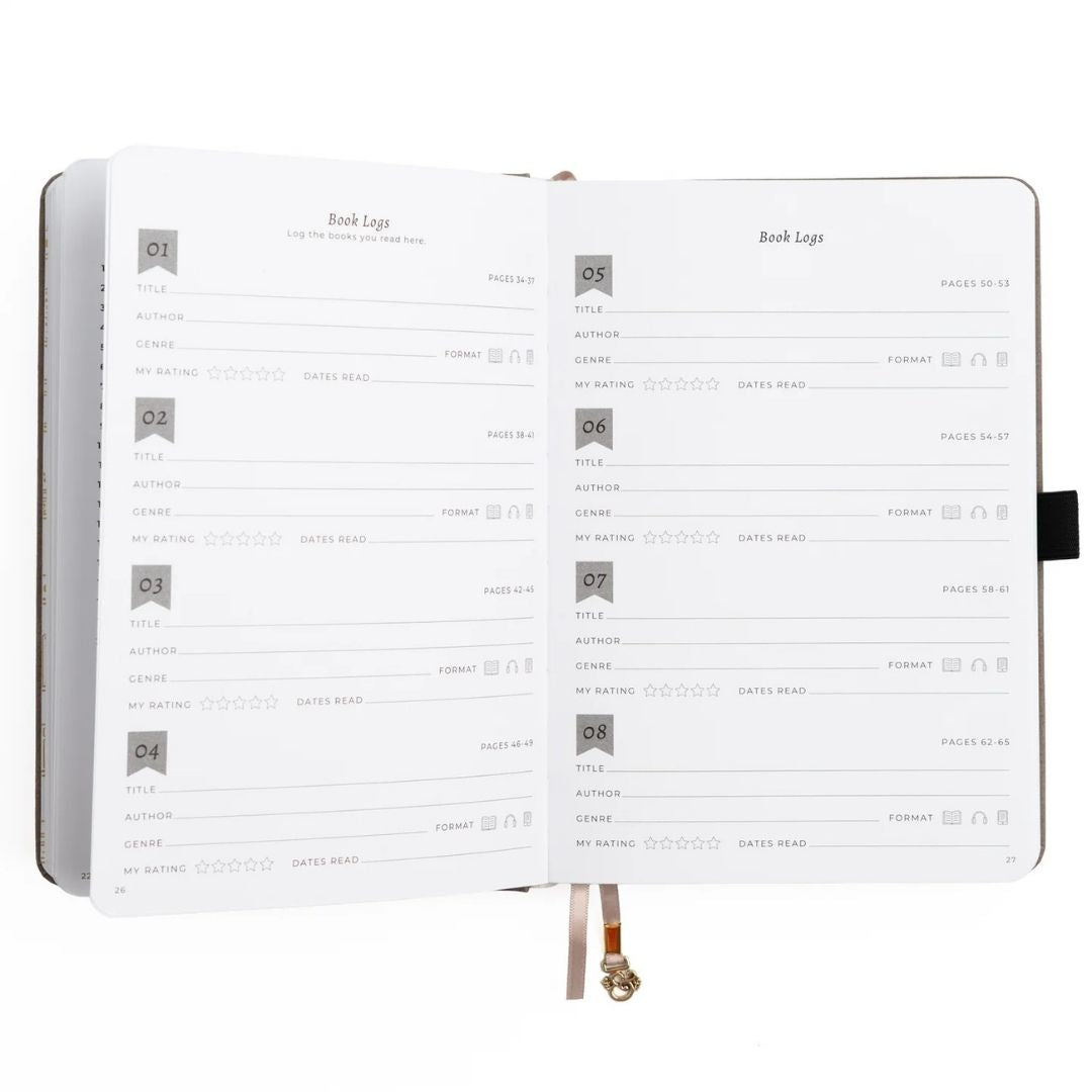 Bookshelf Reading Journal A5 - Archer & Olive