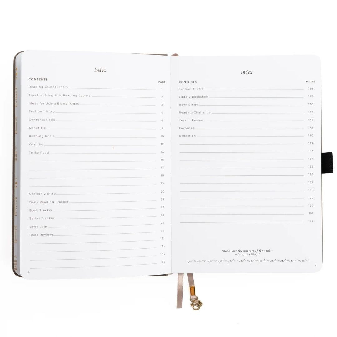 Bookshelf Reading Journal A5 - Archer & Olive