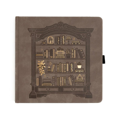 Bookshelf Reading Journal Square - Archer & Olive