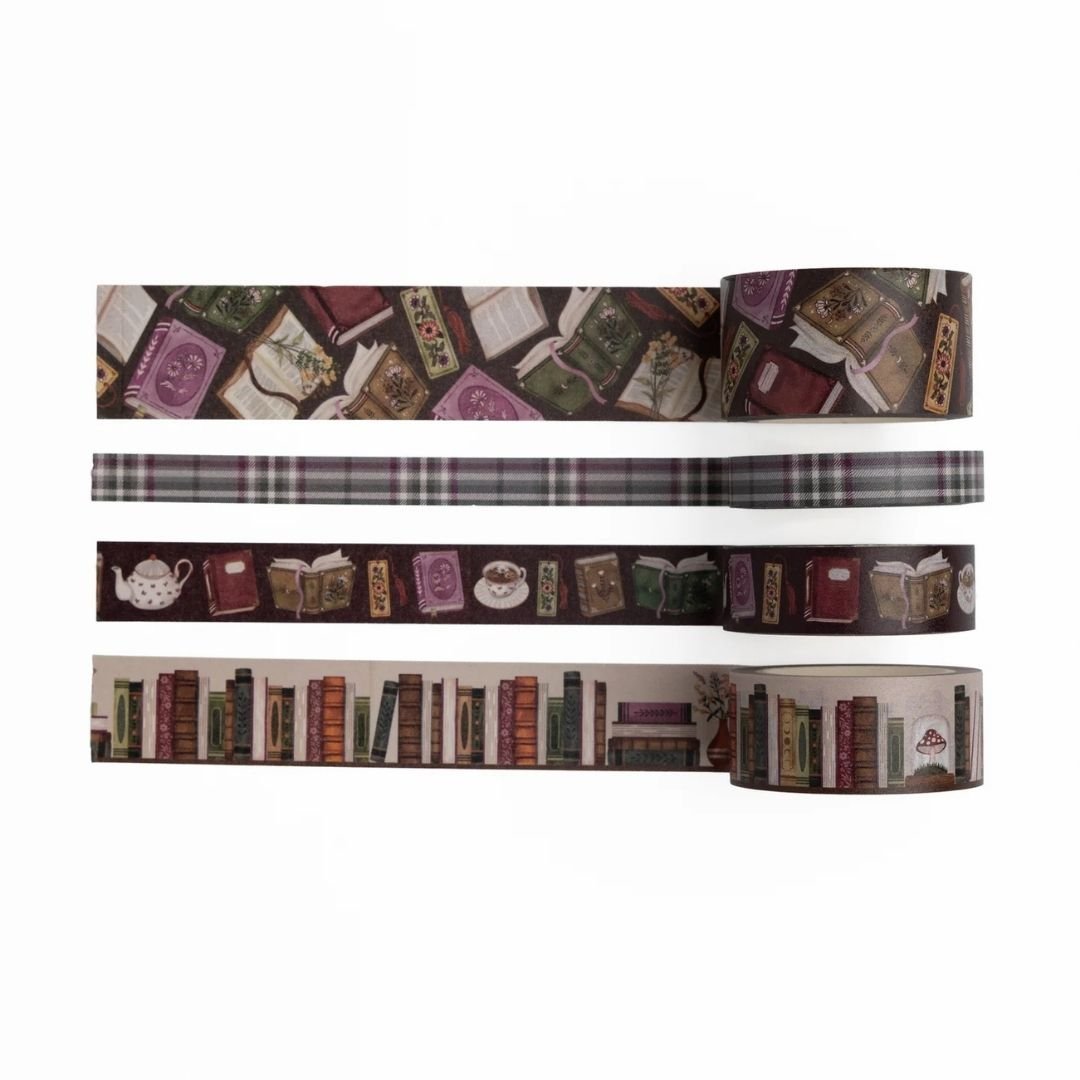Bookshelf Washi Tape Set - Archer & Olive