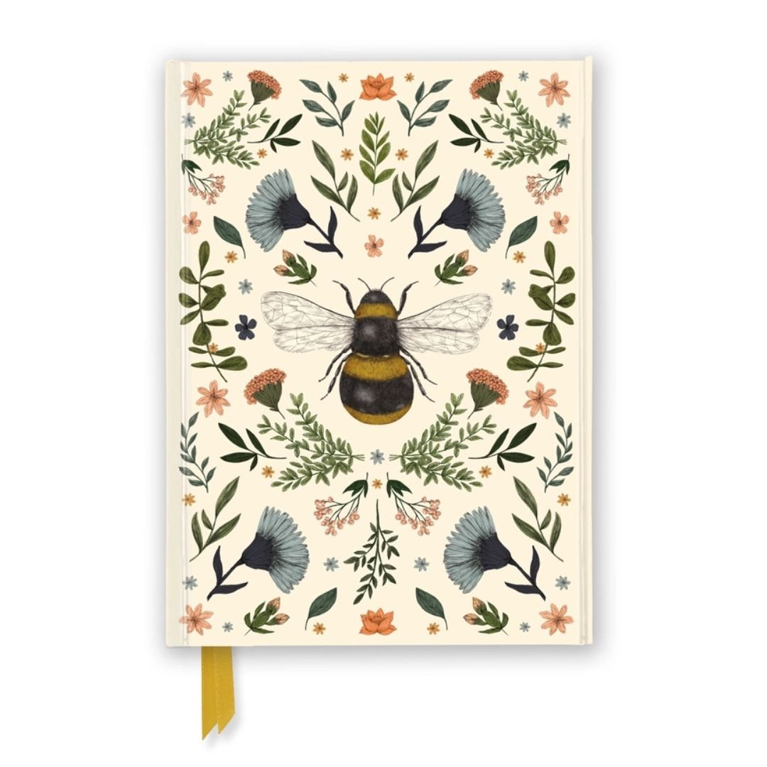 Botanical Bee A5 Lined Journal - Jade Mosinski - Flame Tree
