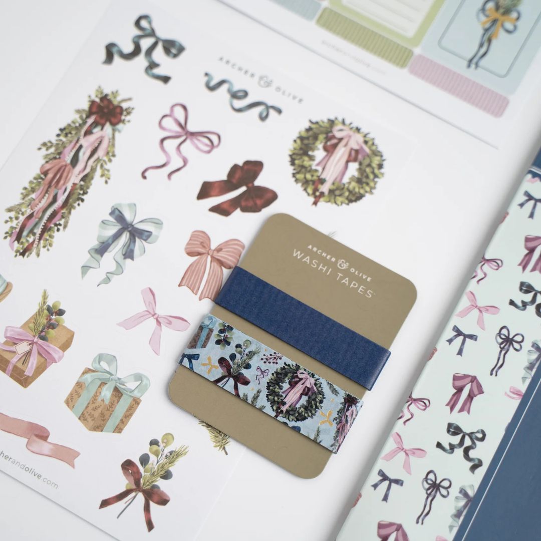 Bows & Boughs Monthly Planner Kit Archer & Olive - Archer & Olive