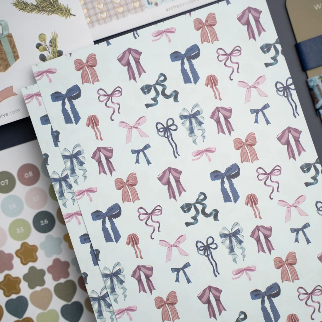 Bows & Boughs Monthly Planner Kit Archer & Olive - Archer & Olive