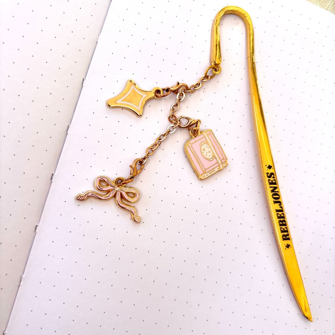 Build Your Own Bookmark - Charms - Bow Charm - Rebel Jones