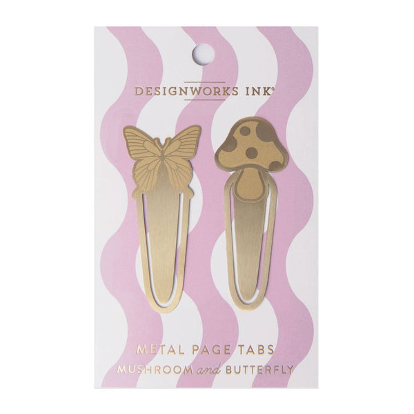 Brass Page Markers-Bookmarks-Designworks Collective-Butterfly
