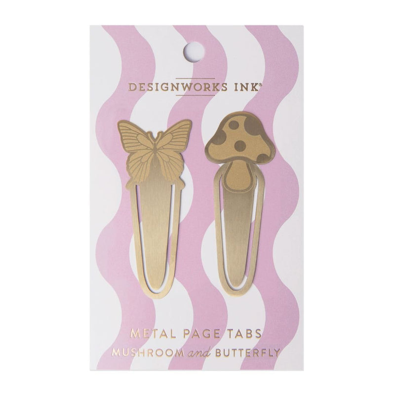Brass Page Markers-Bookmarks-Designworks Collective-Butterfly