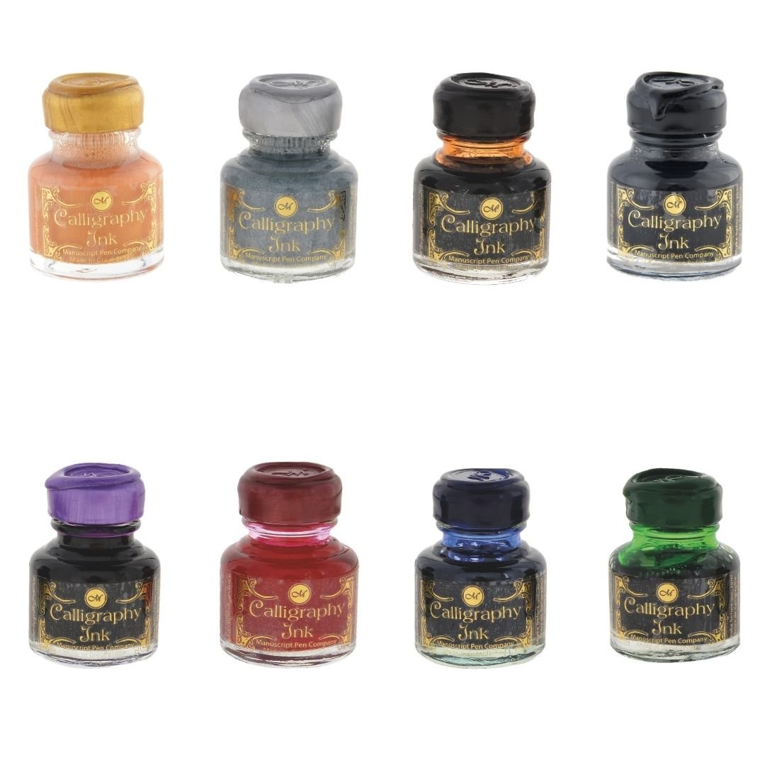 Calligraphy Gift Inks - Manuscript Pen Co - Emerald - Manuscript