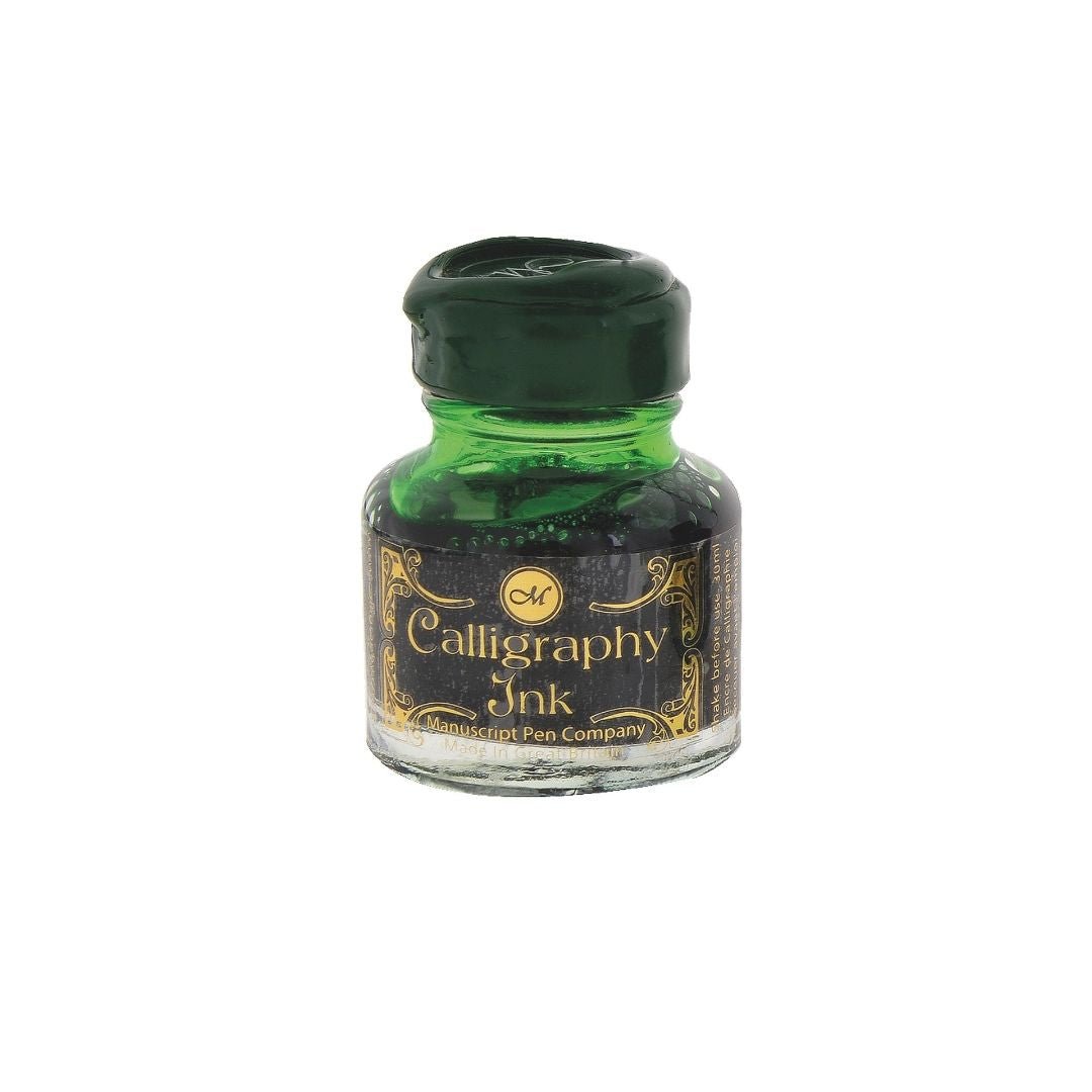 Calligraphy Gift Inks - Manuscript Pen Co - Emerald - Manuscript