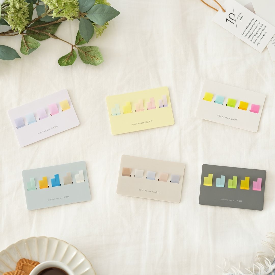 Card Sticky Note Dispenser Coco Fusen - Magic Hour M - Kanmido