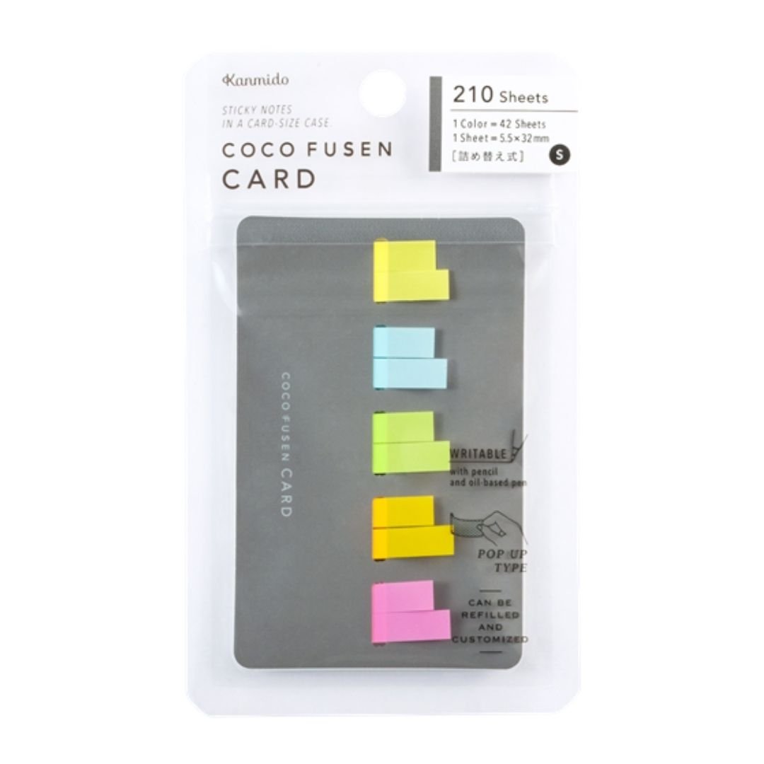 Card Sticky Note Dispenser Coco Fusen - Standard S - Kanmido