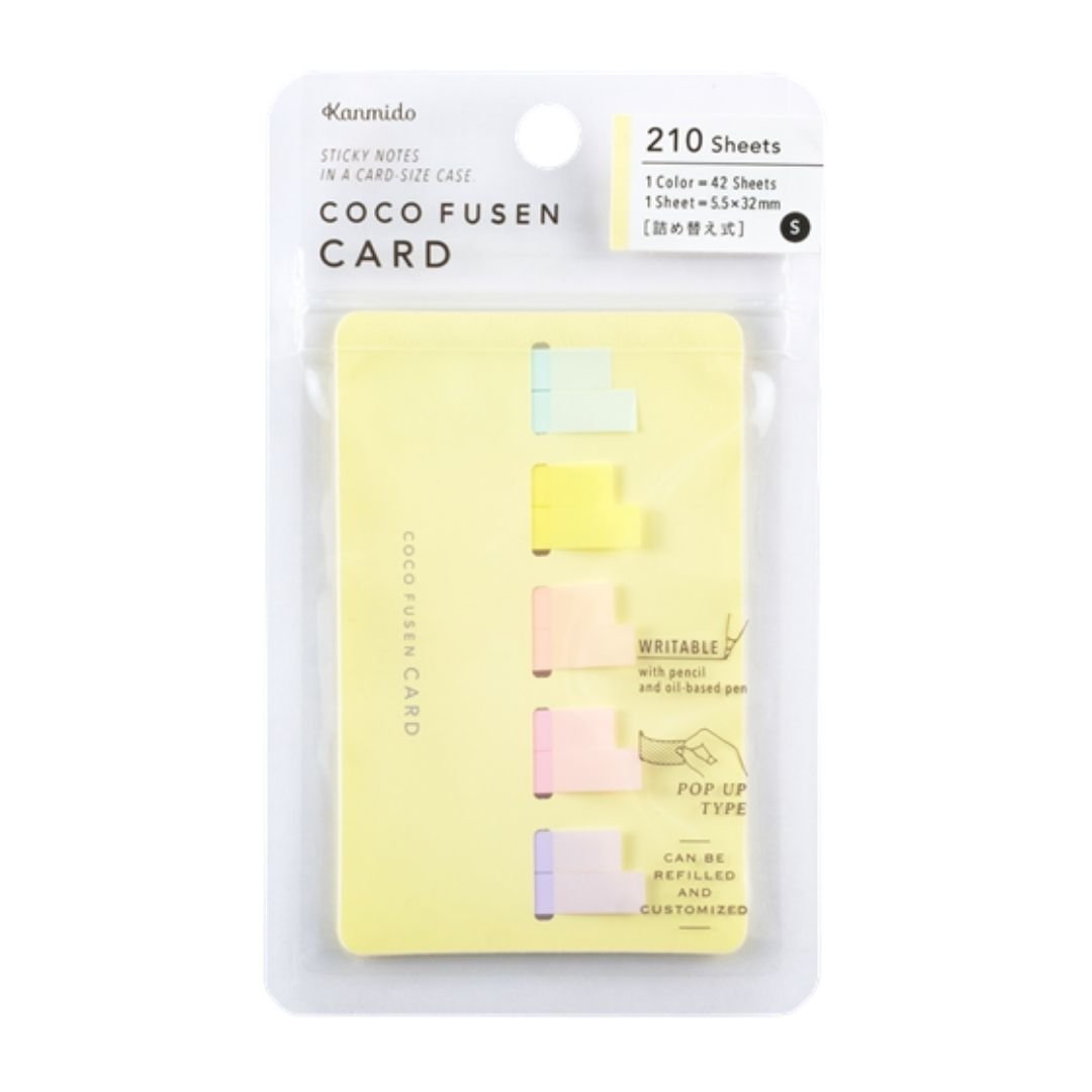 Card Sticky Note Dispenser Coco Fusen - Sunlight S - Kanmido