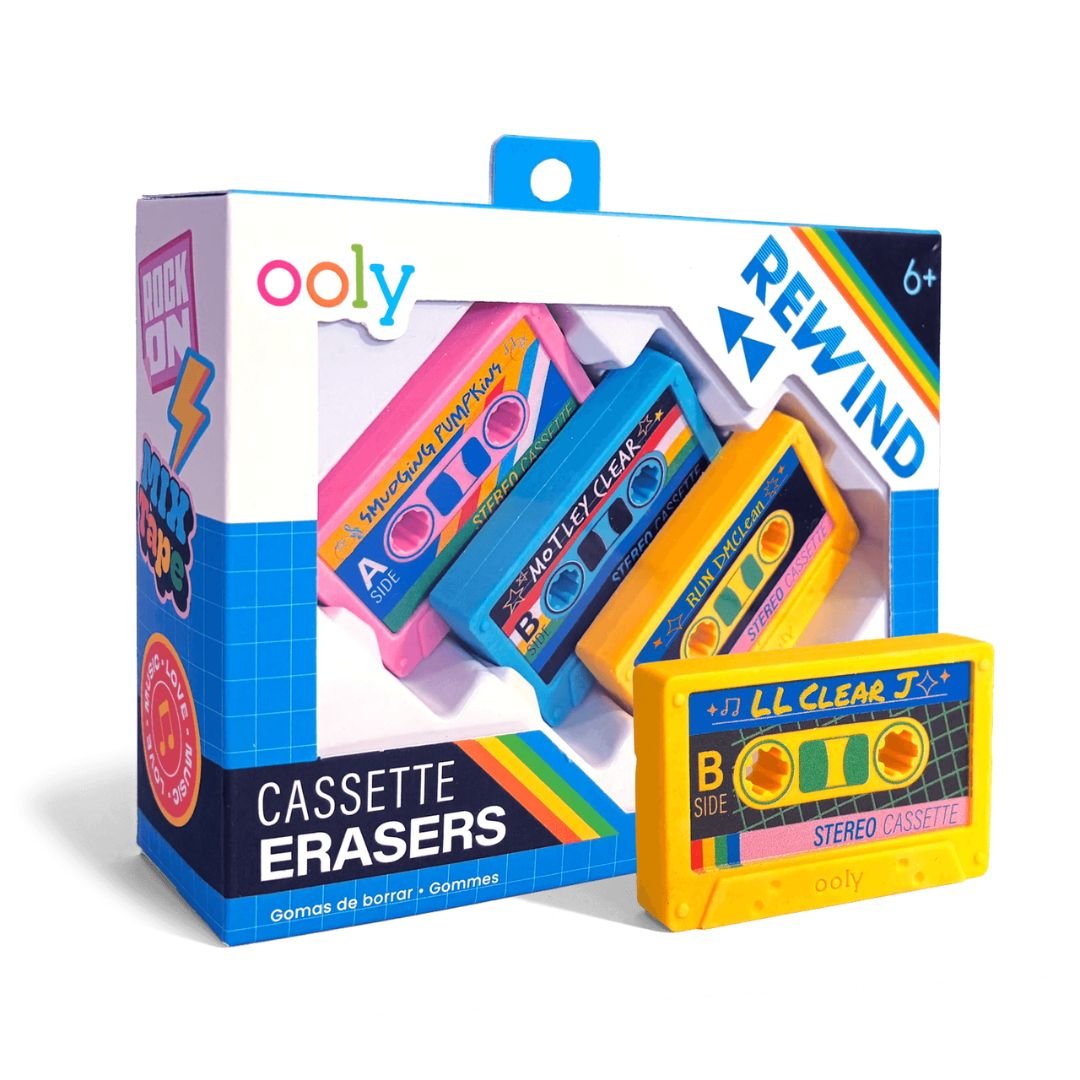 Cassette Erasers Set of 3 - Ooly - Ooly