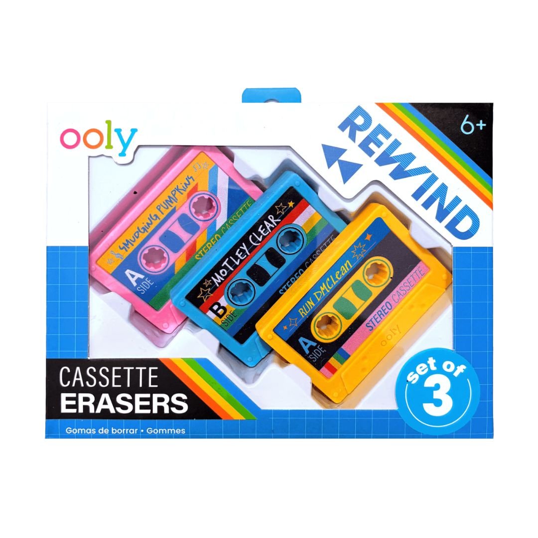 Cassette Erasers Set of 3 - Ooly - Ooly