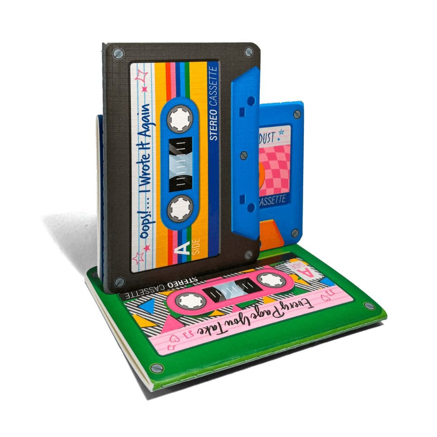 Cassette Notebooks Set of 3 - Ooly - Ooly